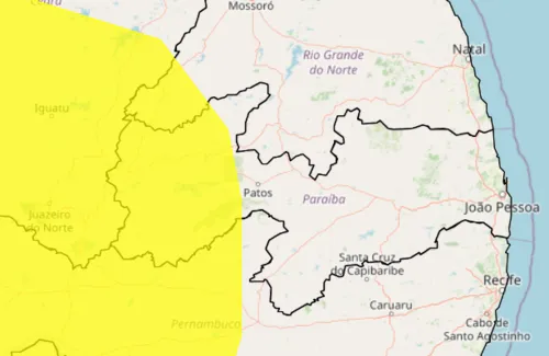 
				
					Inmet emite alerta para baixa umidade do ar em 70 cidades do Sertão
				
				