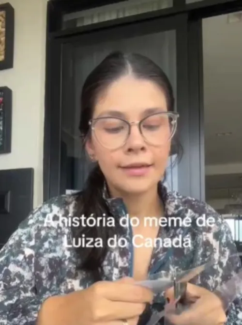 
				
					Luiza no Canadá: ‘Fiz sete anos de terapia’, diz paraibana sobre impacto do meme na vida pessoal
				
				