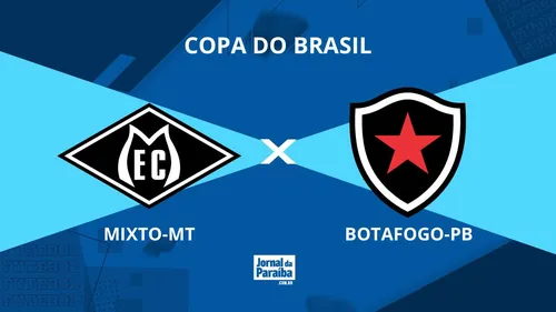 
				
					Mixto-MT x Botafogo-PB pela Copa do Brasil 2026: onde assistir, prováveis escalações e mais
				
				