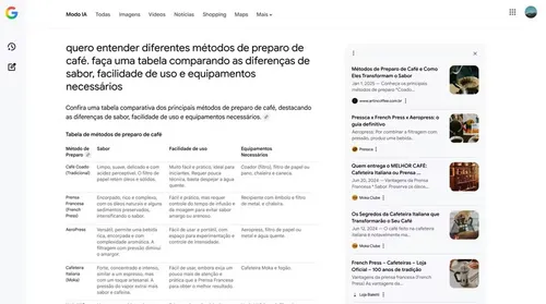 
				
					Modo IA: Google lança busca que responde perguntas com inteligência artificial
				
				