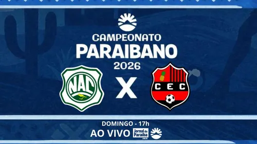 
				
					Nacional de Patos x Confiança-PB: veja como assistir à partida do Campeonato Paraibano 2026
				
				