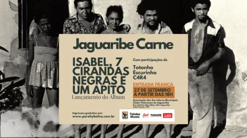 
				
					O Jaguaribe Carne se reencontra com o bairro onde nasceu
				
				
