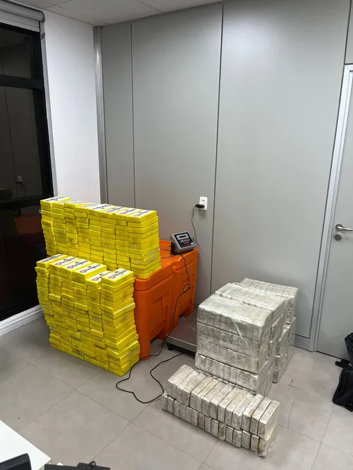 
				
					PF e Receita Federal apreendem mais de 460 kg de drogas em João Pessoa
				
				