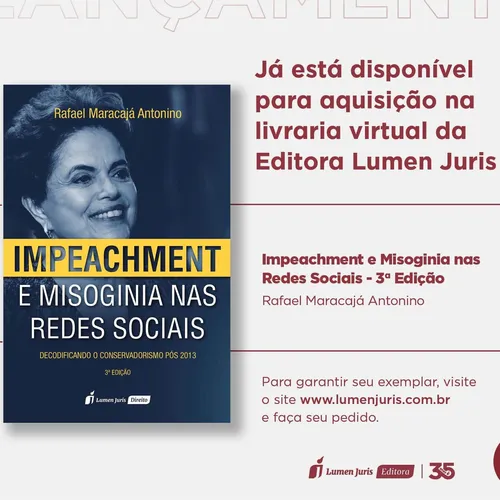 
Paraibano lança livro com 'radiografia' na relação entre política e misoginia nas redes sociais
