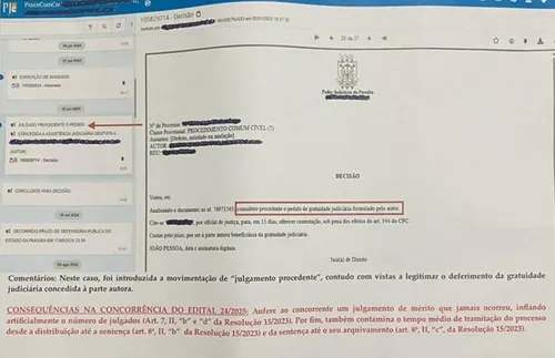 
				
					Produtividade inflada: TJPB investiga Vara Cível que arquivou 9 vezes mais processos que a média
				
				