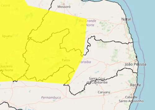 
				
					Quase 100 cidades da PB estão sob alerta de baixa umidade do ar; veja quais
				
				
