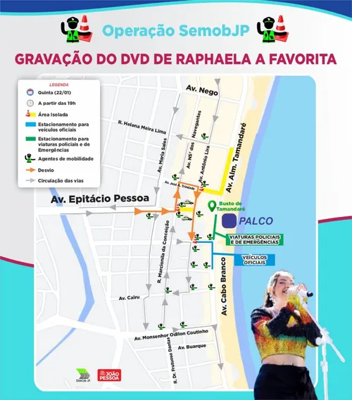 
				
					Raphaela Santos grava DVD com Zé Felipe, Ludmilla e mais atrações em João Pessoa nesta quinta
				
				