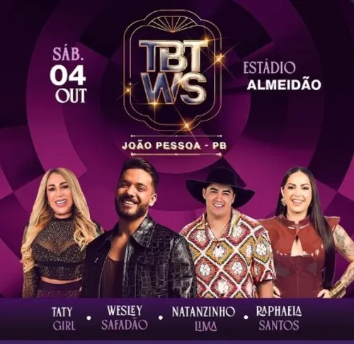 
				
					Show de Wesley Safadão tira o Almeidão do Miramar na reta final da 2ª divisão do Paraibano
				
				