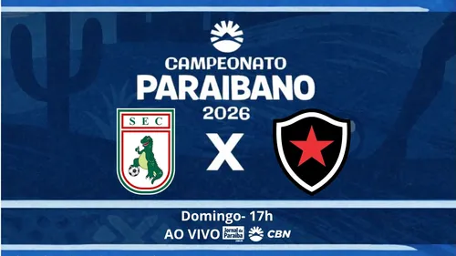  Sousa x Botafogo-PB pela final do Campeonato Paraibano 2026: onde assistir, prováveis escalações 