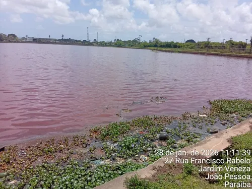 
				
					Suspeita de poluição nas Três Lagoas leva prefeitura de João Pessoa a notificar Cagepa e Sudema
				
				