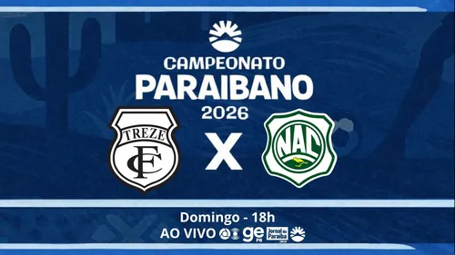 
				
					Treze x Nacional de Patos pelo Paraibano 2026: onde assistir, prov�veis escala��es e mais
				
				