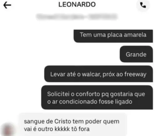
				
					Uber é condenada a pagar R$ 15 mil a mãe de santo por intolerância religiosa de motorista
				
				