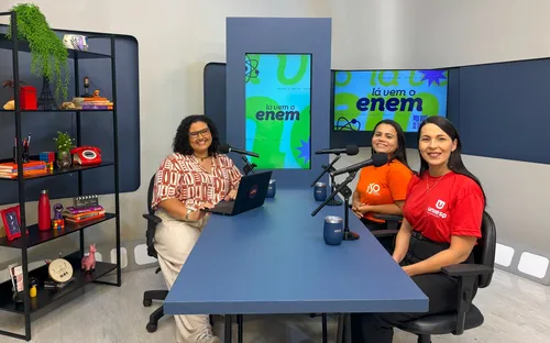 
				
					Veja 5 técnicas para se concentrar nos estudos no 1º episódio do videocast Lá Vem o Enem 2025
				
				