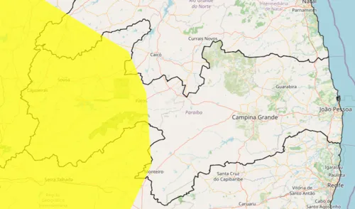 
					Baixa umidade do ar: Inmet emite renova alerta para 79 cidades da Paraíba; veja lista
				
				