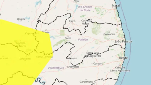 Alerta do Inmet: Vendaval e baixa umidade atingem 128 cidades do Piauí