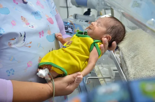 
					Copa do Mundo: recém-nascidos são vestidos com cores do Brasil em maternidade de Campina Grande
				
				