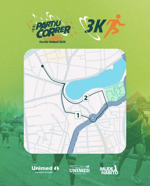 
					Corrida Unimed 2026: confira a data, os trajetos e as novidades da prova em Campina Grande
				
				