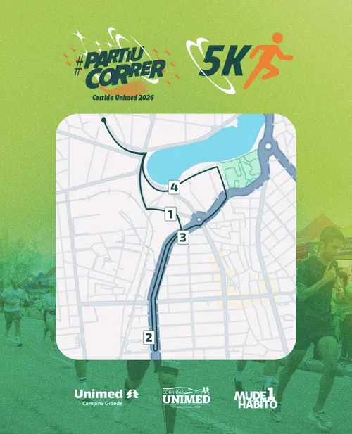 
					Corrida Unimed 2026: confira a data, os trajetos e as novidades da prova em Campina Grande
				
				