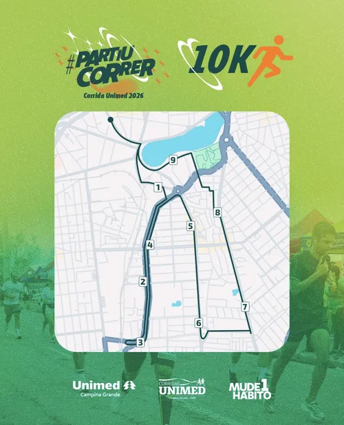 
					Corrida Unimed 2026: confira a data, os trajetos e as novidades da prova em Campina Grande
				
				