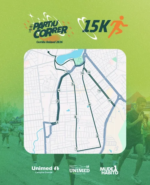 
					Corrida Unimed 2026: confira a data, os trajetos e as novidades da prova em Campina Grande
				
				