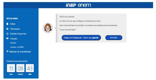 
					Enem 2026: veja o passo a passo para fazer a inscrição
				
				