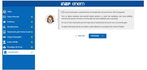 
					Enem 2026: veja o passo a passo para fazer a inscrição
				
				