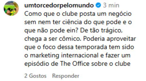 
					Investidor do Botafogo-PB anuncia promoção para jogo e torcida protesta: "De graça ainda é caro"
				
				