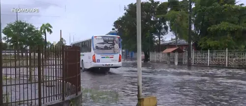 João Pessoa registra mais de 60 mm de chuva em 12 horas