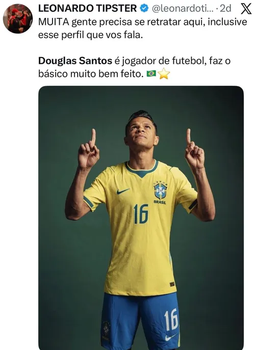 
					Lateral "feijão com arroz”, Douglas Santos cai nas graças dos brasileiros após atuações na Copa
				
				