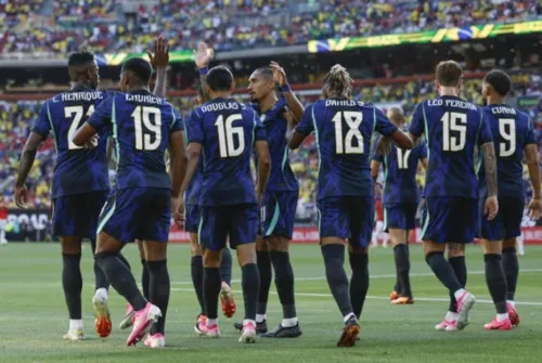 
					Veja possíveis datas e horários dos jogos do Brasil no mata-mata da Copa do Mundo 2026
				
				