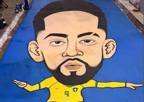 Matheus Cunha Ganha Grafite Gigante em Rua de João Pessoa