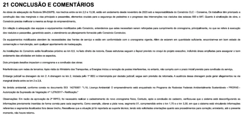 
					Relatório do DNIT reconhece falhas em sinalização de obras na BR-230 e fixa prazo para melhorias
				
				