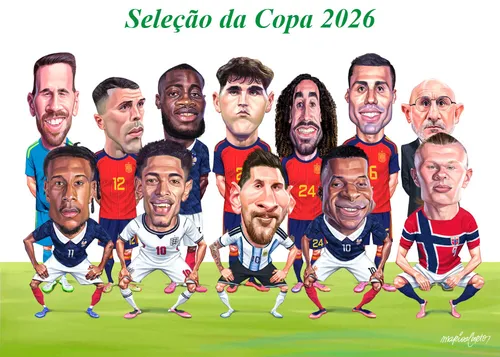 
					Seleção da Copa do Mundo 2026 do Entre Linhas
				
				