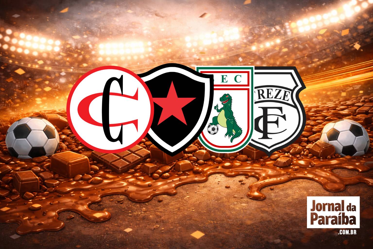 Goleadas de Páscoa: relembre “chocolates” envolvendo Botafogo-PB, Treze, Campinense e Sousa