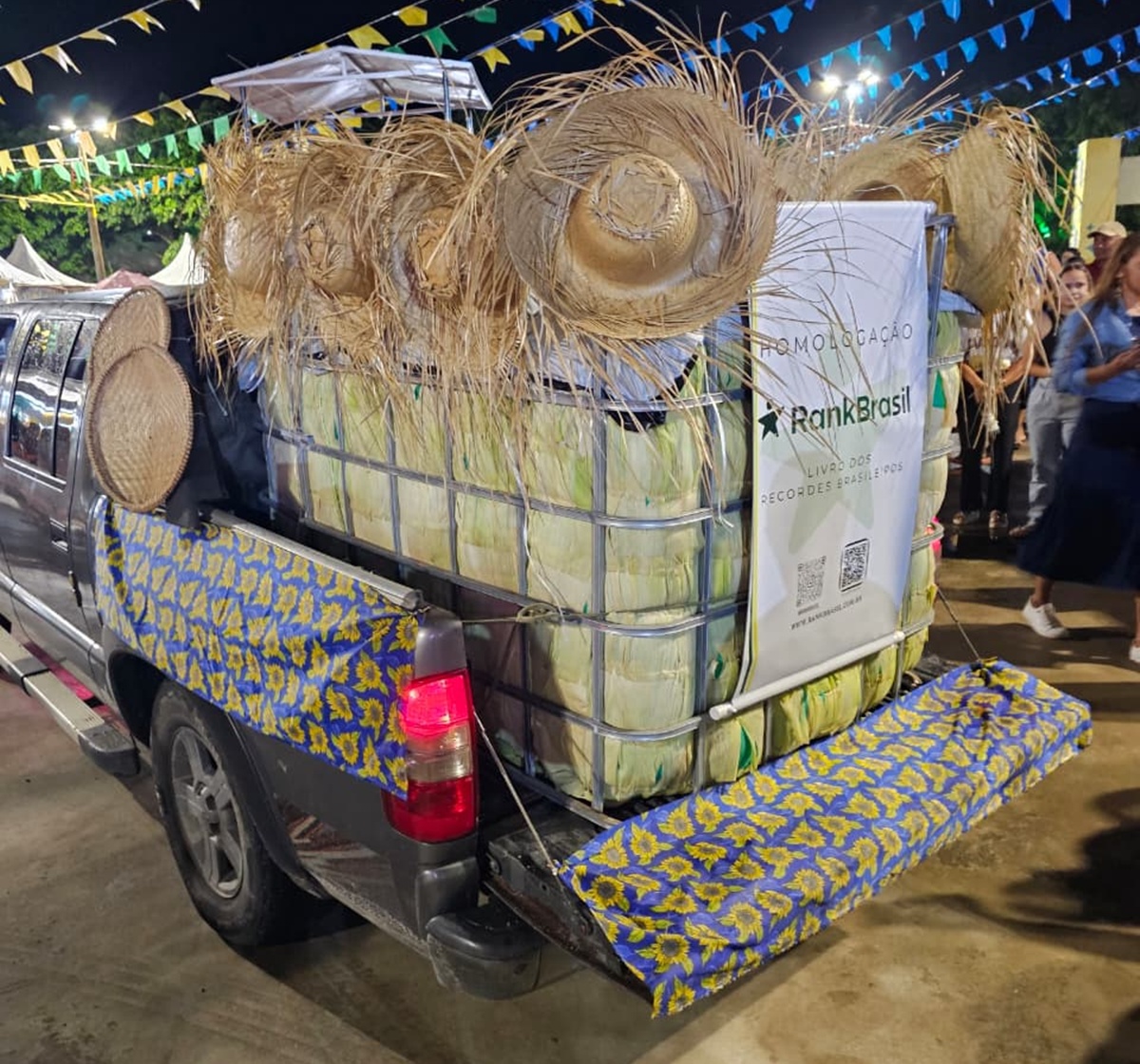 Caaporã bate recorde de maior pamonha do Brasil com mais de uma tonelada - Foto: Rank Brasil