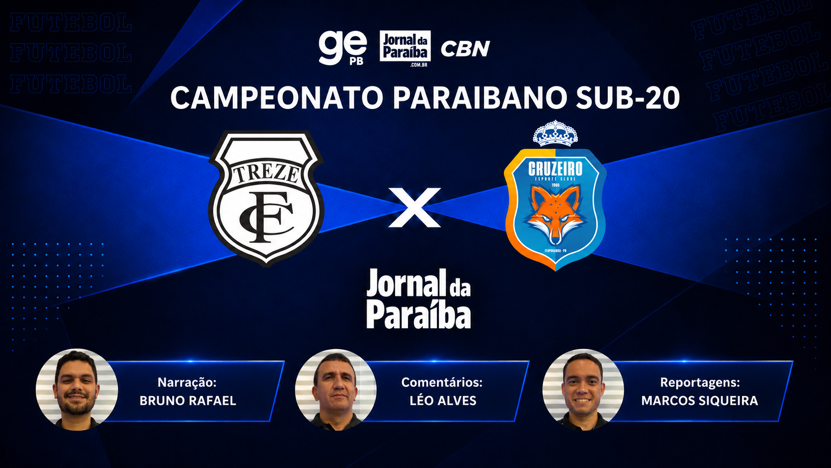 Veja como foi o jogo que deu o título do Campeonato Paraibano Sub-20 ao Treze