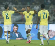 Brasil vence a Índia em último amistoso da Super Data Fifa com Douglas Santos de titular