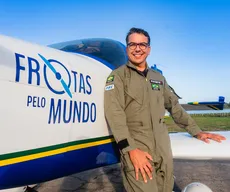 Brasileiro faz parada em João Pessoa após volta ao mundo solo em monomotor