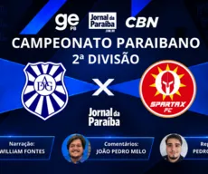 Desportiva Guarabira x Spartax: assista ao jogo pela repescagem da 2ª divisão do Paraibano 2026