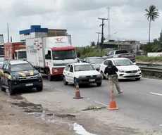 Homem morre após ser atropelado ao tentar atravessar na BR-101, em João Pessoa