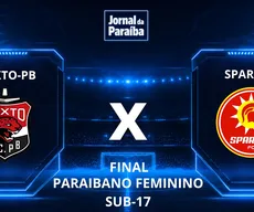 Jornal da Paraíba transmite final do Paraibano Feminino Sub-17 nesta quinta-feira