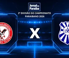 Jornal da Paraíba transmite São Paulo Crystal x Desportiva Guarabira pela 2ª divisão do Paraibano