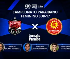 Mixto-PB x Spartax: assista à final do Campeonato Paraibano Feminino Sub-17 2026