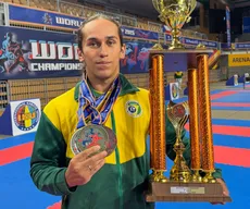Paraibano Ícaro Vidal conquista três medalhas no Mundial de Karatê, na Eslovênia