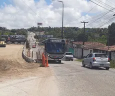 Trânsito é interditado em ladeira na Zona Sul de João Pessoa para obras de ponte do Rio Cuiá