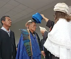 'Universidade abrindo as portas', diz Capitão Potiguara ao receber título de Doutor Honoris Causa