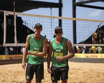 Brasil faz "dobradinha" no Sul-Americano de vôlei de praia e garante vagas para Los Angeles