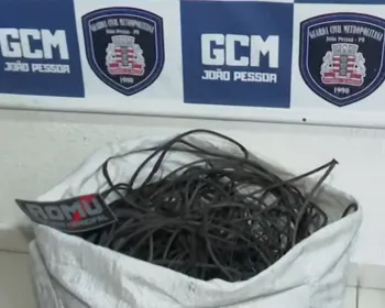 Casal suspeito de roubo de fios na Zona Sul de João Pessoa é preso em flagrante