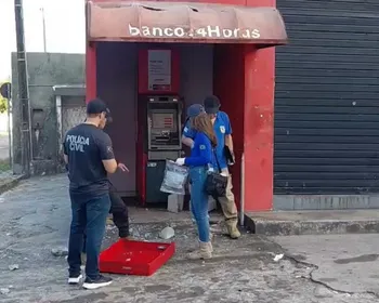Grupo armado é suspeito de explodir caixa eletrônico, em João Pessoa