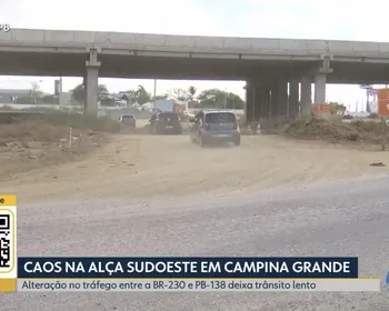 Interdição na BR-230 altera trânsito em Campina Grande